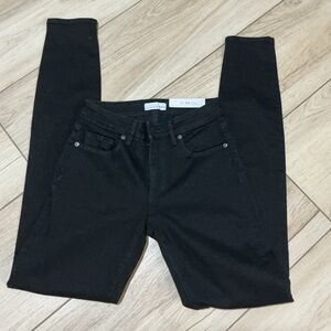 LOFT Black Curvy  tall Skinny Women's Jeans